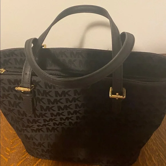 Michael Kors Black Signature Tote - Picture 3 of 4